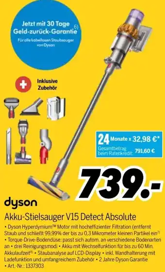 MEDIMAX Dyson Akku Stielsauger V15 Detect Absolute Angebot