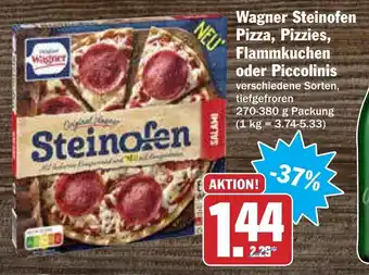 AEZ Wagner Steinofen Pizza, Pizzies, Flammkuchen oder Piccolinis 270-380 g Angebot