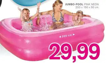 KODi Jumbo Pool Pink Neon 200 x 150 x 50 cm Angebot