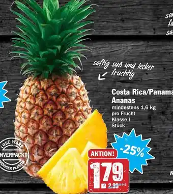 AEZ Costa Rica / Panama Ananas 1,6 kg Angebot