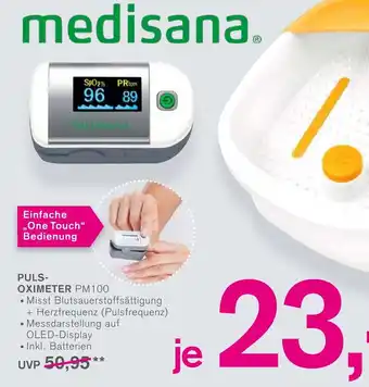 KODi Medisana Pulsoximeter PM100 Angebot