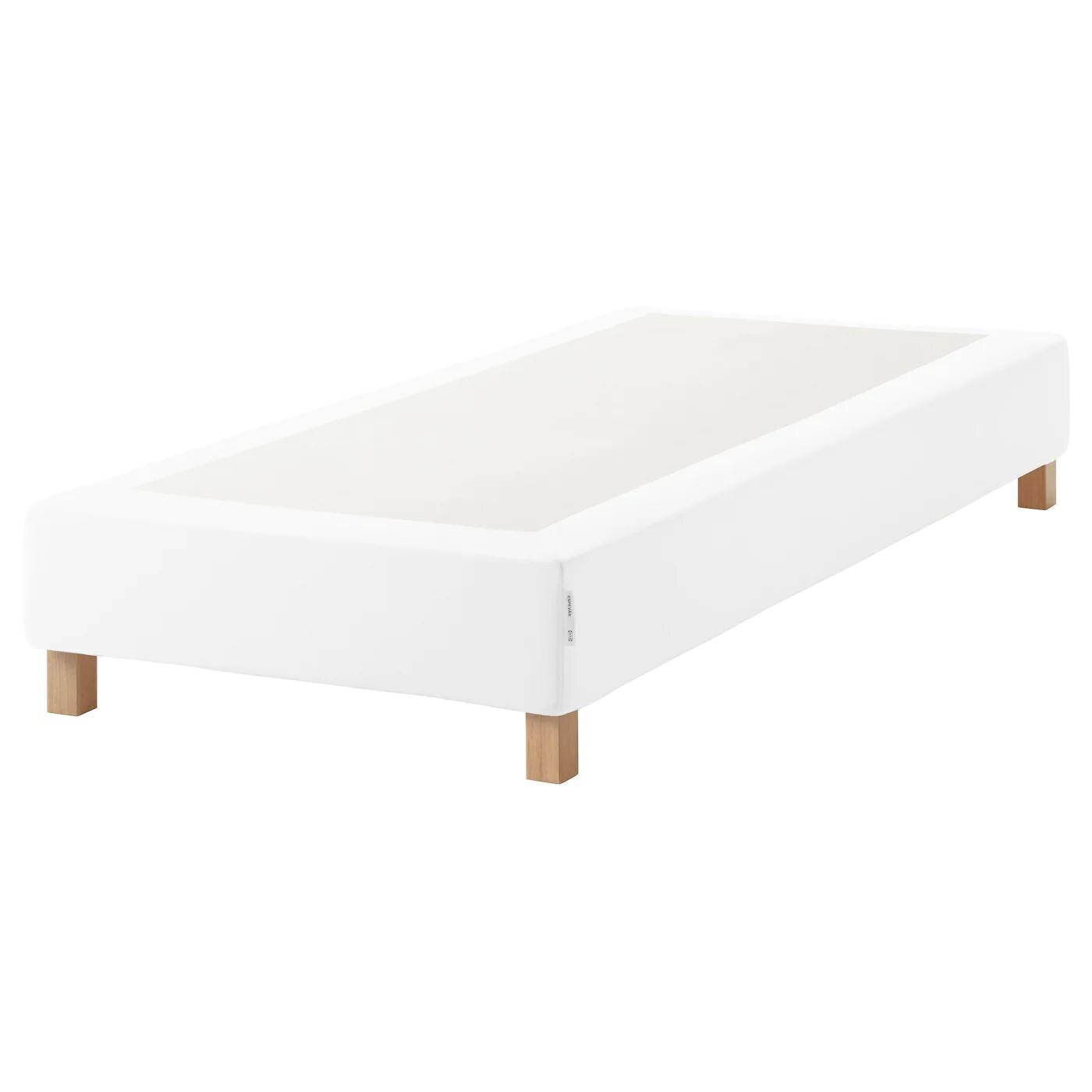 Espevär boxspring mit beinen weiß Angebot bei IKEA
