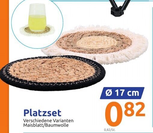 Platzset ø 17 cm Angebot bei Action