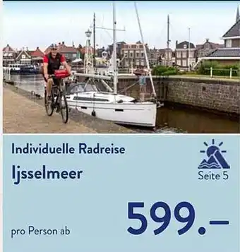 ALDI Nord Reisen Individuelle Radreise Ljsselmeer Angebot