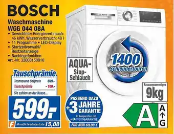 expert Techno Land Bosch Waschmaschine Wgg 044 08a Angebot