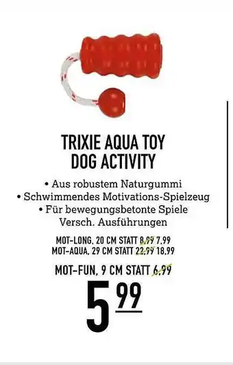 Kölle Zoo Trixie Aqua Toy Dog Activity Angebot