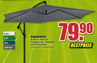 B1 Discount Baumarkt Ampelschirm ø 300 cm Angebot