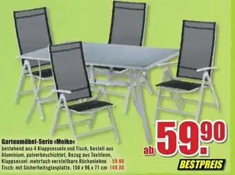 B1 Discount Baumarkt Gartenmöbel Serie ,,Meike" Angebot