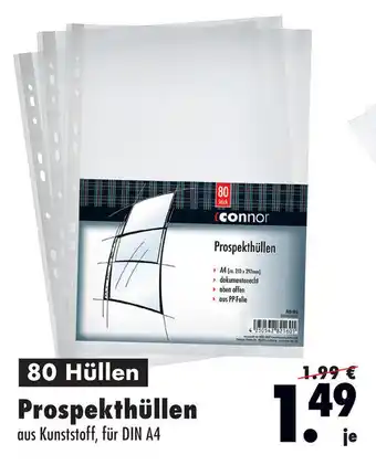 Mäc Geiz Connor Prospekthüllen 80 Hüllen, DIN A4 Angebot