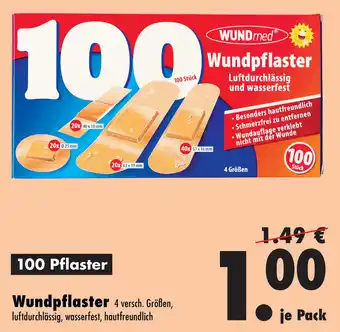 Mäc Geiz Wundpflaster 100 Pflaster Angebot