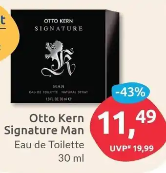 Budni Otto Kern Signature Man Eau de Toilette 30 ml Angebot