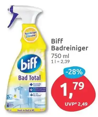 Budni Biff Badreiniger 750 ml Angebot