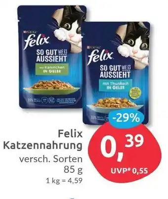 Budni Felix Katzennahrung 85 g Angebot