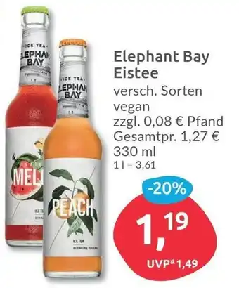 Budni Elephant Bay Eistee 330 ml Angebot