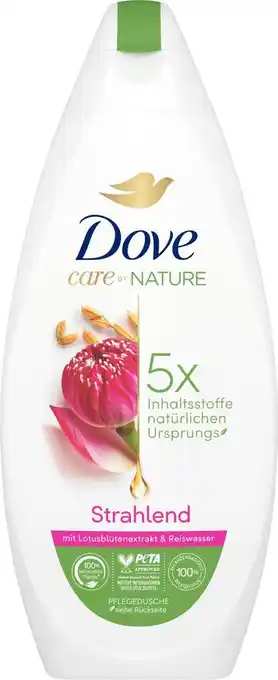 dm drogerie Dove dusche care by nature lotus Angebot