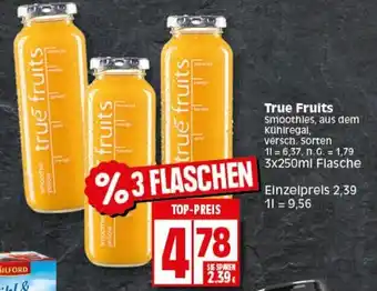 Elli Markt True Fruits Smoothies 3x250ml Flasche Angebot