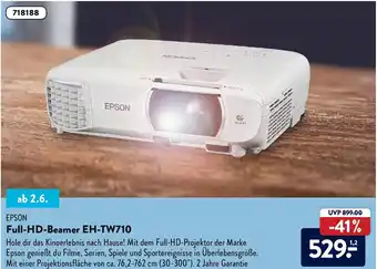 Aldi Süd Epson Full HD Beamer EH-TW710 Angebot