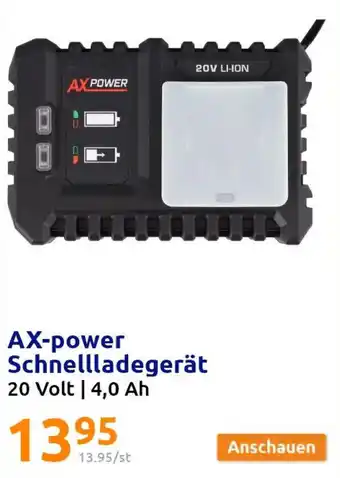 Action AX-power Schnellladegerat Angebot