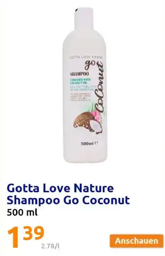 Action Gotta Love Nature Shampoo Go Coconut 500ml Angebot