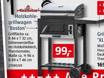 Bauhaus Grillstar holzkohlegrillwagen 'boston' Angebot