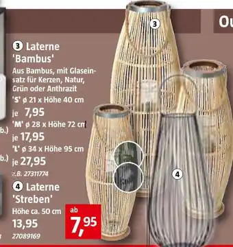 Bauhaus Laterne Angebot
