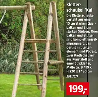 Bauhaus Kletterschaukel 'kai' Angebot