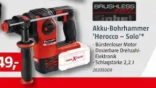 Bauhaus Akku-bohrhammer 'herocco – solo'* Angebot