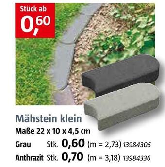 Bauhaus Mähstein klein Angebot