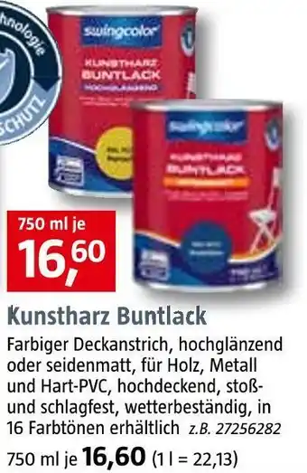 Bauhaus Kunstharz buntlack Angebot