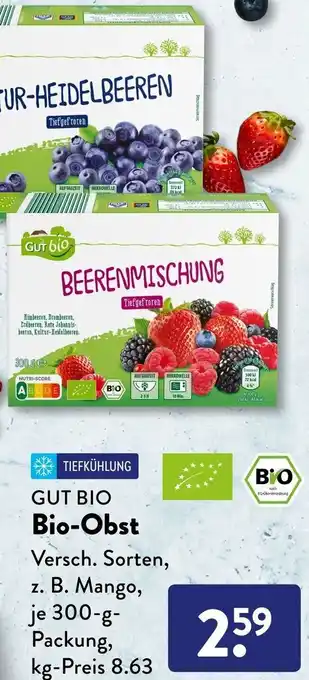 Aldi Süd Gut Bio Bio-Obst 300 g Packung Angebot