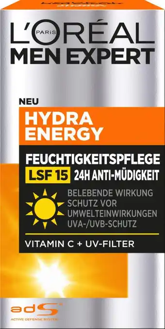 dm drogerie L'oréal paris men expert hydra energy 24h lsf15 Angebot