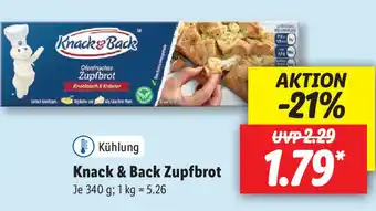 Lidl Knack & Back Zupfbrot Angebot