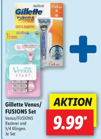 Lidl Gillette Venus/ Fusion5 Set Angebot