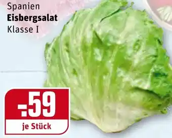 REWE Spanien Eisbergsalat Angebot