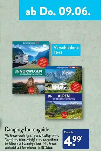 Aldi Nord Camping-tourenguide Angebot