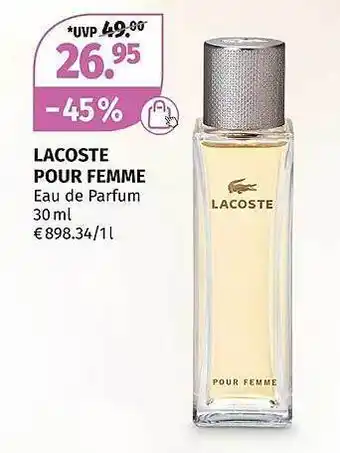 Müller Lacoste Pour Femme Eau De Parfum Angebot