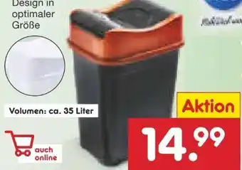 Netto Marken-Discount Mülleimer mit Schwingdeckel Angebot