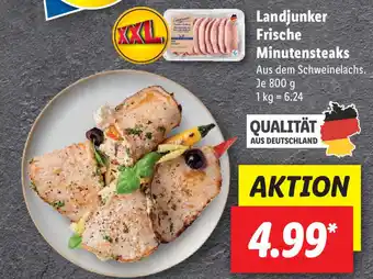 Lidl Landjunker Frische Minutensteaks Angebot