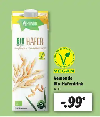 Lidl Vemondo Bio-Haferdrink Angebot