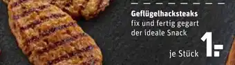 REWE Geflügelhacksteaks Angebot