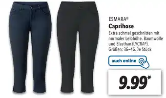 Lidl ESMARA Caprihose Angebot