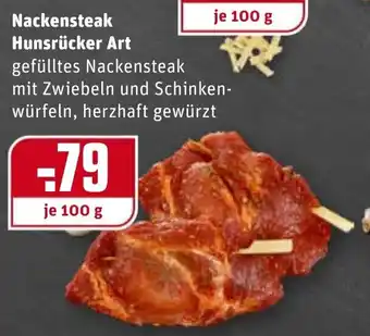 REWE Nackensteak Hunsrücker Art 100 g Angebot