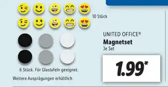 Lidl UNITED OFFICE Magnetset Angebot