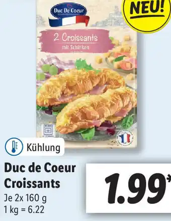 Lidl Duc de Coeur Croissants Angebot