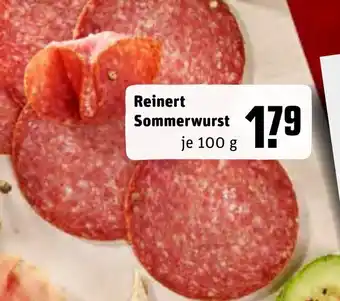 REWE Reinert Sommerwurst 100 g Angebot