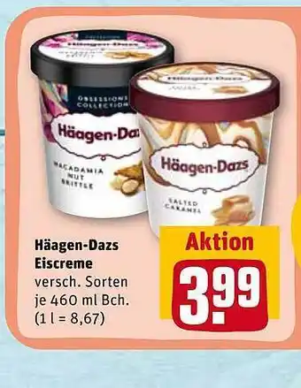 REWE Häagen-dazs Eiscreme Angebot