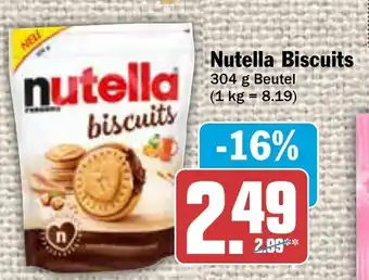 AEZ Nutella Biscuits 304 g Angebot