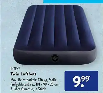 Aldi Süd Intex Twin Luftbett Angebot