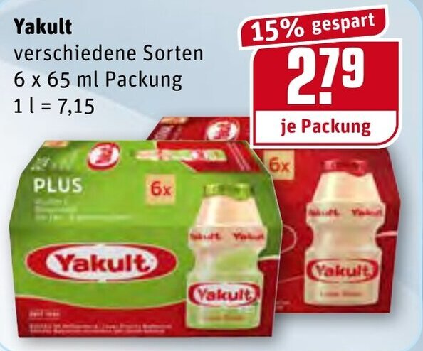 Yakult Angebot bei REWE