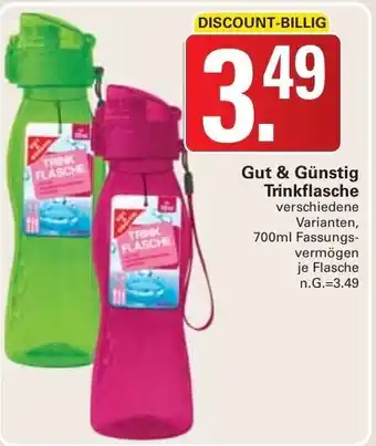 WEZ Gut & Günstig Trinkflasche 700 ml Angebot